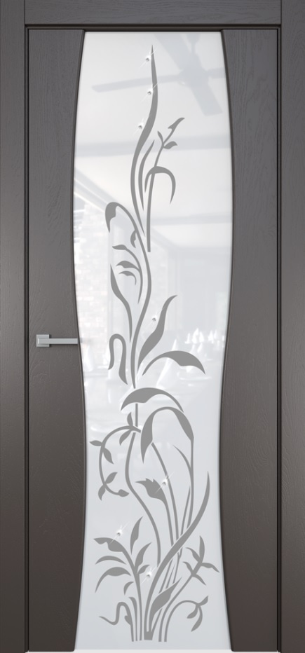 Prestige Межкомнатная дверь Сириус с худ.рис. со стразами ДО, арт. 12172 - фото №1