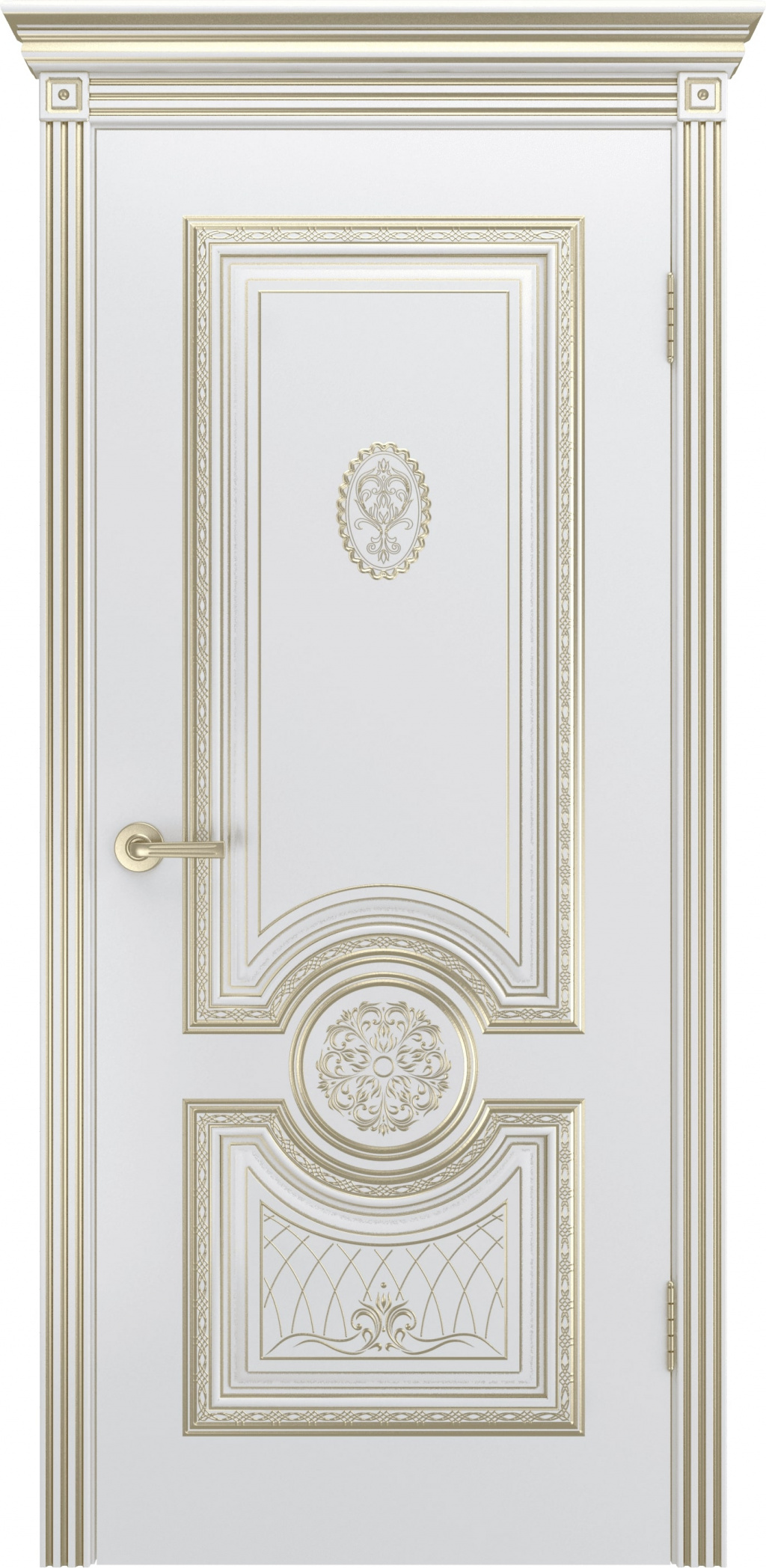 Олимп Межкомнатная дверь Гамма Корона В3 ПГ, арт. 9513 - фото №1